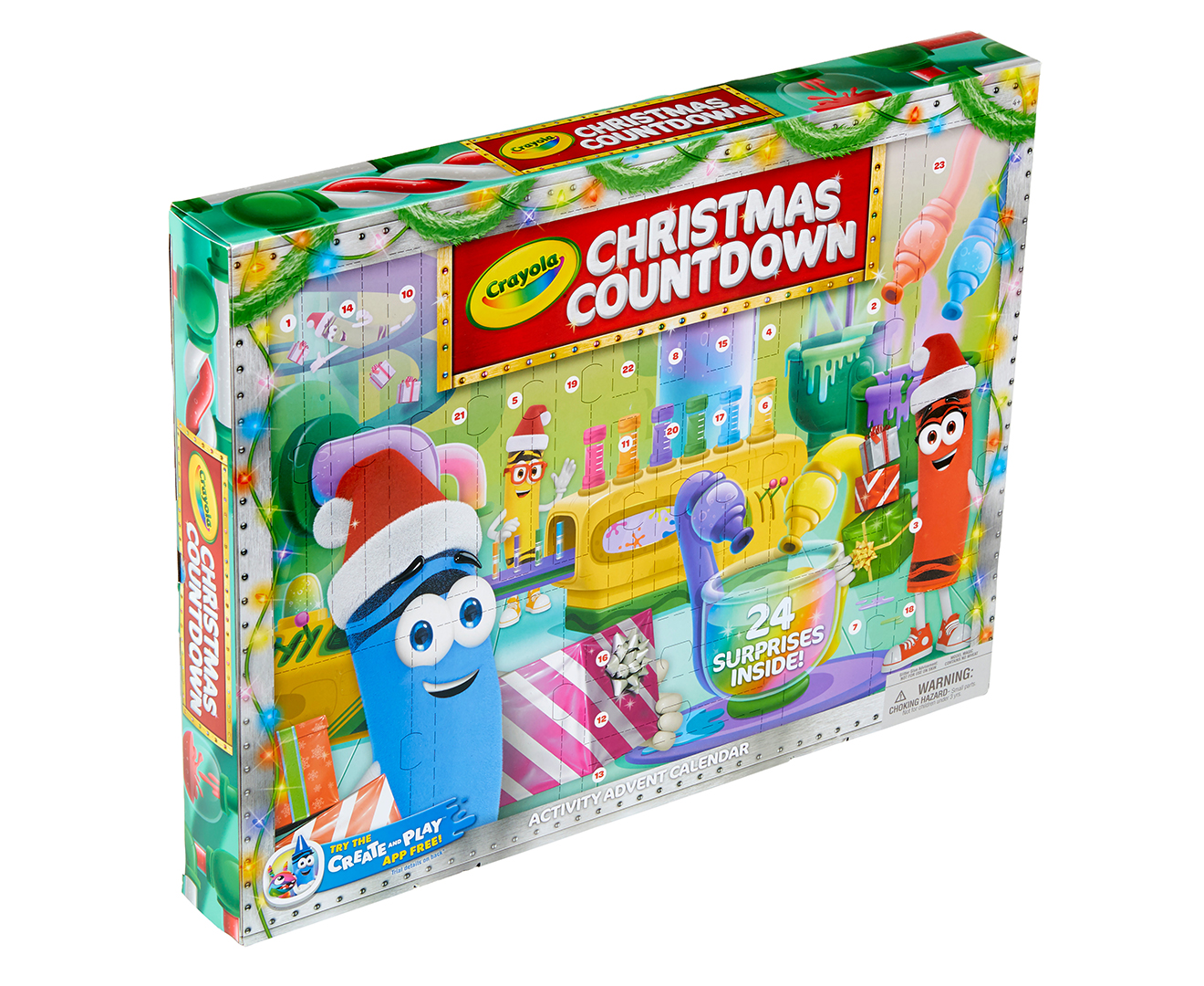 Crayola Christmas Countdown Advent Calendar Catch co nz