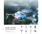 2.4G RC Remote Control Helicopter 3.5CH Altitude Hold RC Aircraft Toy for Kids Adults - Blue