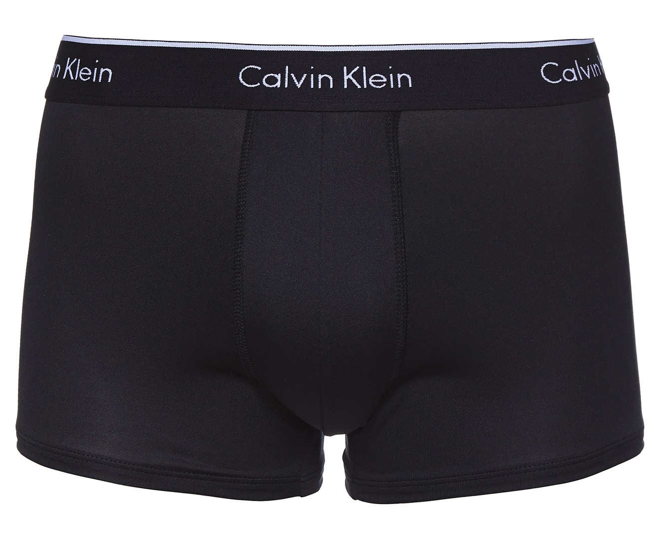 Calvin Klein Men's Microfibre Low Rise Trunk 3-Pack - Black | Catch.co.nz