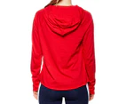 Tommy Hilfiger Sport Women's Long Sleeve Hooded T-Shirt - True Red