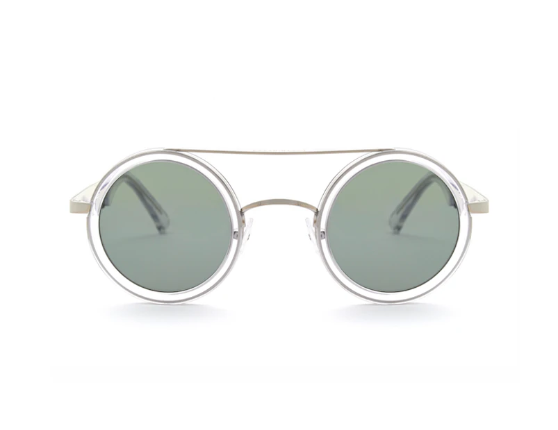 Sydney Crystal Sunglasses - OM Solid Base Green