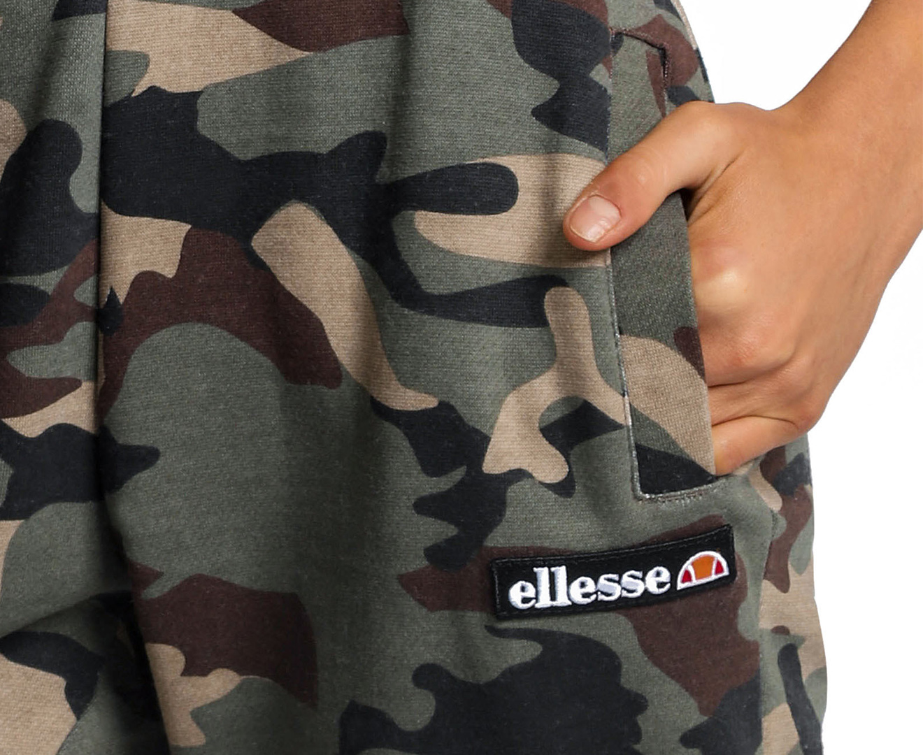 ellesse camo joggers