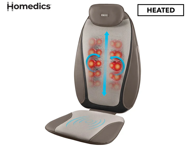 HoMedics Shiatsu Plus Cushion Massager - SBM-385H-AU