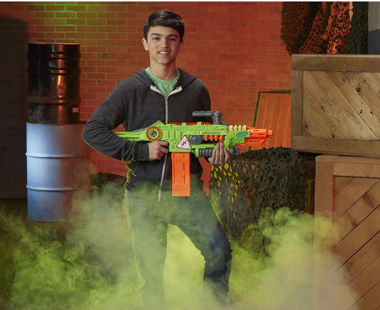 NERF Zombie Strike Revoltinator Blaster Catch