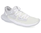 Nike Men's Flex RN 2019 Running Sports Shoes - White/White-Pure Platinum