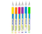 2 x Penline Neon Gel Ink Pens Hard Case 6-Pack