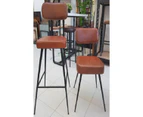Sona Leather Chair  Cafe Ideas