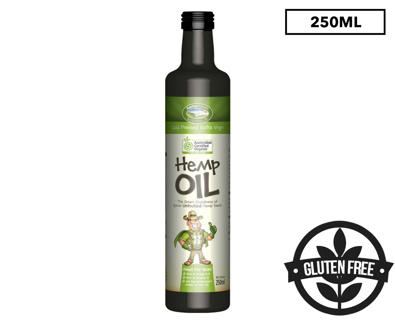 Hemp Foods Australia Organic Hemp Oil 250mL