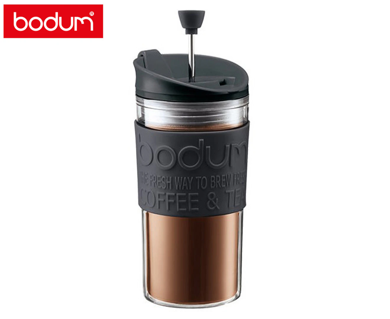 Bodum 350mL Double Wall Travel Press Set - Black