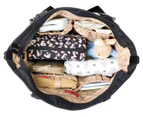 Storksak Cleo + Mini-Fix Changing Nappy Diaper Maternity Bag - Black