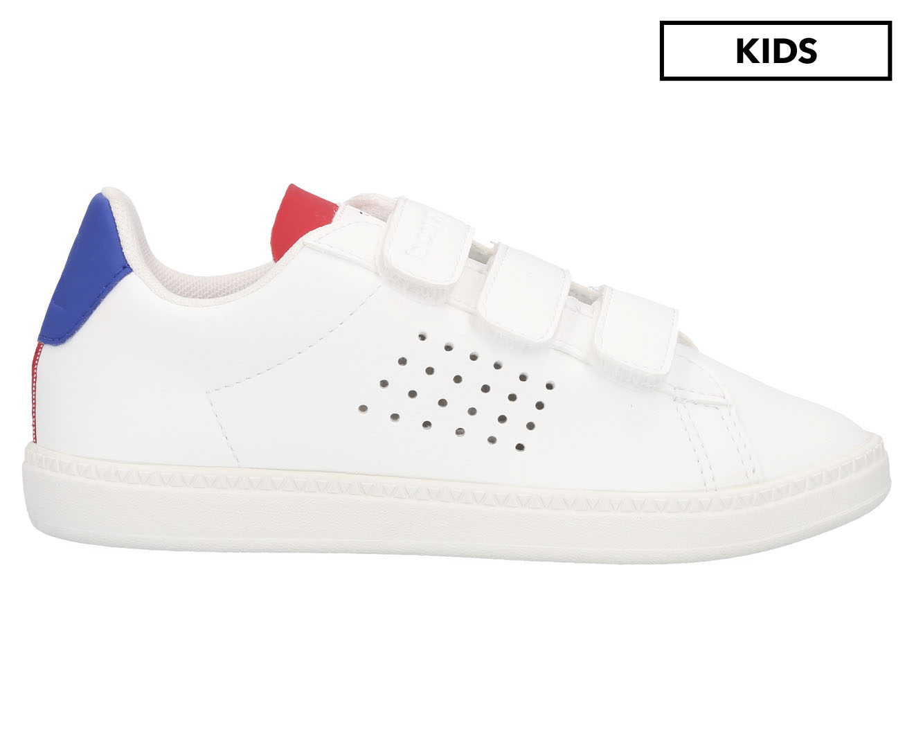 Le Coq Sportif Kids' Pre-School Courtset Sport Shoe - Optical White ...