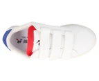 Le Coq Sportif Kids' Pre-School Courtset Sport Shoe - Optical White/Cobalt