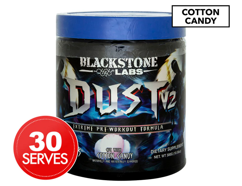 Blackstone Labs Dust V2 Extreme Pre-Workout Formula Cotton Candy 300g
