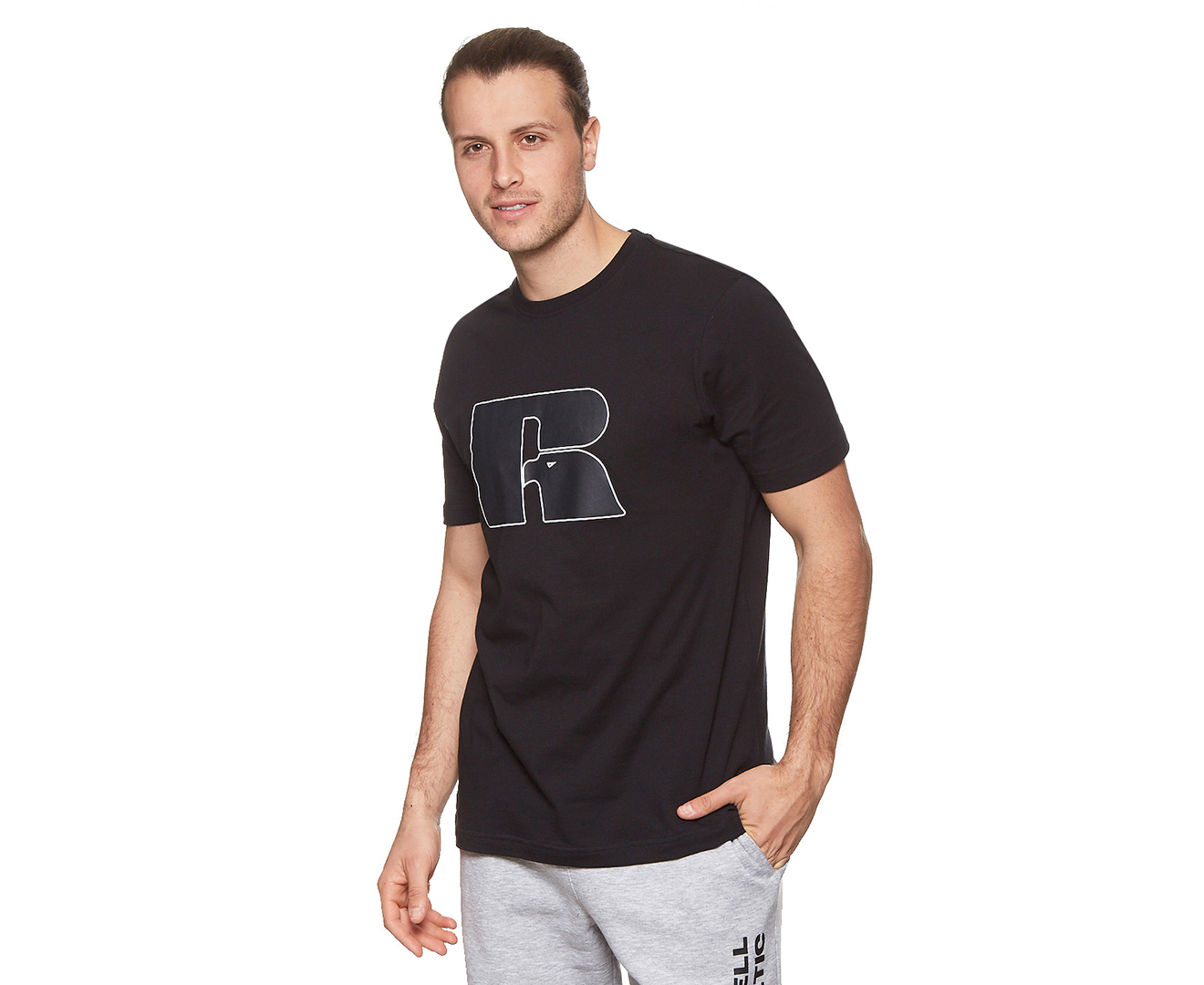 Russell Athletic Men's Logo Tee / T-Shirt / Tshirt - Black | Catch.co.nz