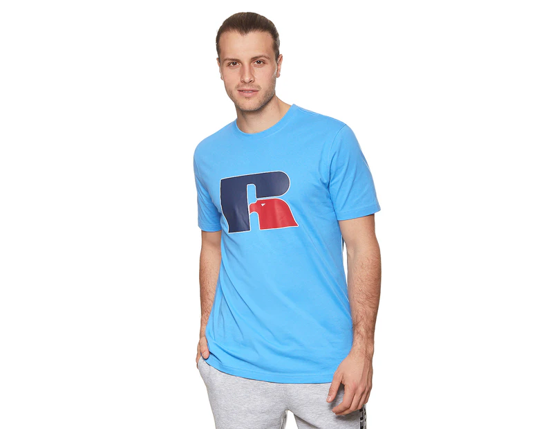 Russell Athletic Men's Logo Tee / T-Shirt / Tshirt - Oasis