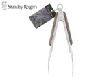 Stanley Rogers 23cm Black Walnut Tongs - Dark Wood/Stainless Steel