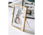 Picture Frame 4x6 Photo Display for Desk-Gold