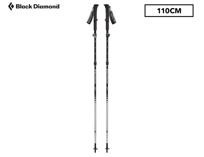 Black Diamond 95-110cm Distance FLZ Trekking Poles - Ice