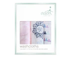 Aden by Aden + Anais Soft Muslin Washcloths 3-Pack - Pretty Pink