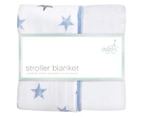 Aden by Aden + Anais 112x112cm Classic Muslin Stroller Blanket - Dapper Stars