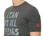 Under Armour Men's SC30 I Can Do All Things Tee / T-Shirt / Tshirt - Gray