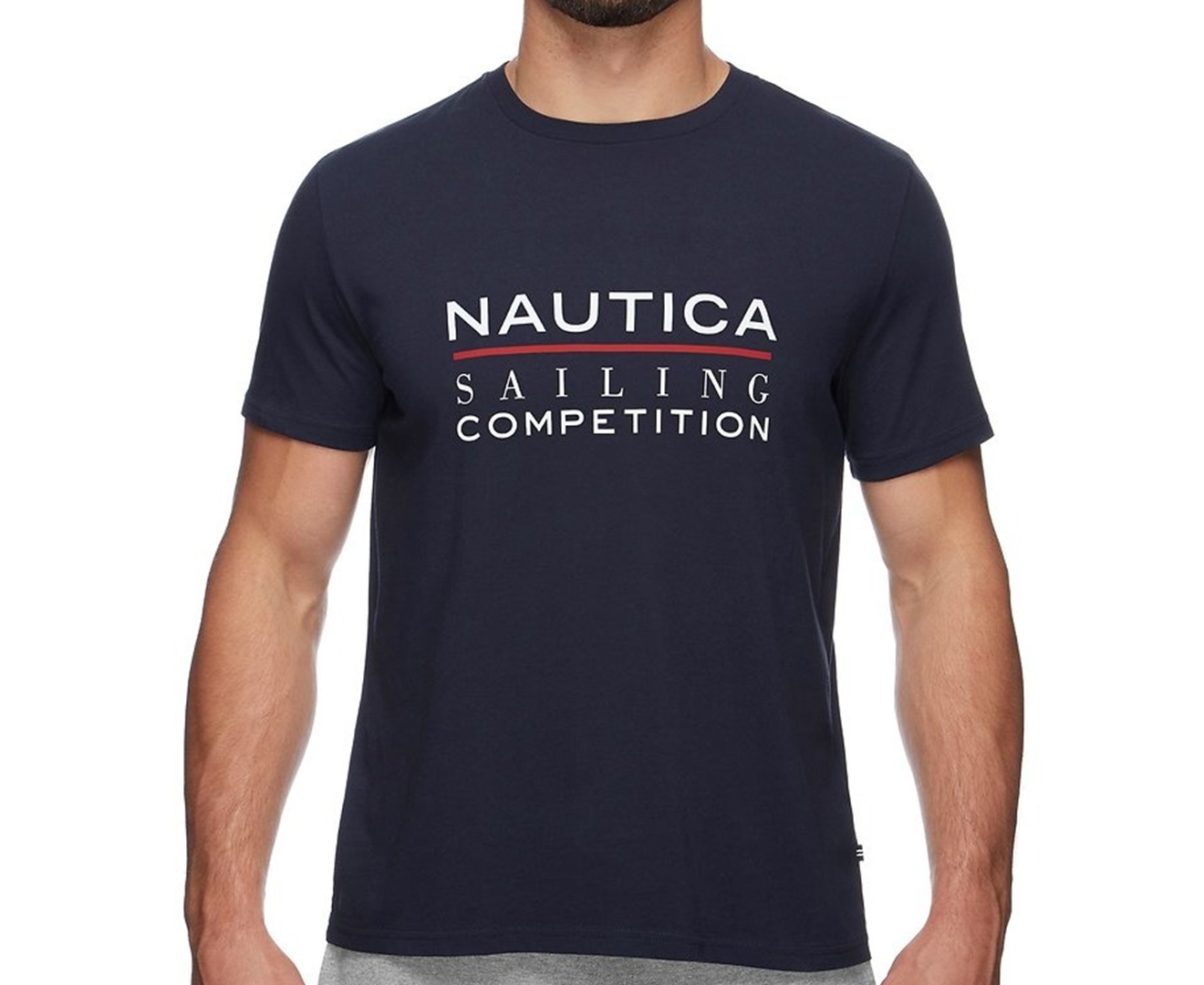 Nautica Men's Sail Competition Tee / T-Shirt / Tshirt - Navy | Www ...