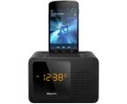 AJT5300 PHILIPS Bluetooth Clock Radio Black Uni Charging Dock