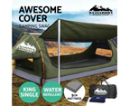 Weisshorn King Single Swag Camping Swags Canvas Free Standing Dome Tent Bag