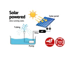 Gardeon 25W Solar Powered Water Pond Pump With Battery Outdoor Submersible
