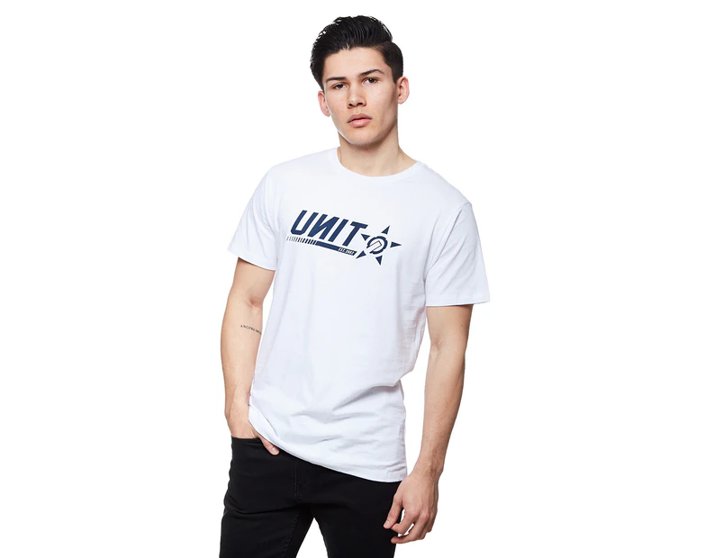 Unit Men's Nate Tee / T-Shirt / Tshirt - White