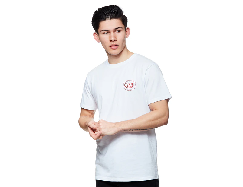 Unit Men's King Tee / T-Shirt / Tshirt - White