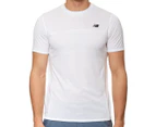 New Balance Men's Max Intensity Tee / T-Shirt / Tshirt - White