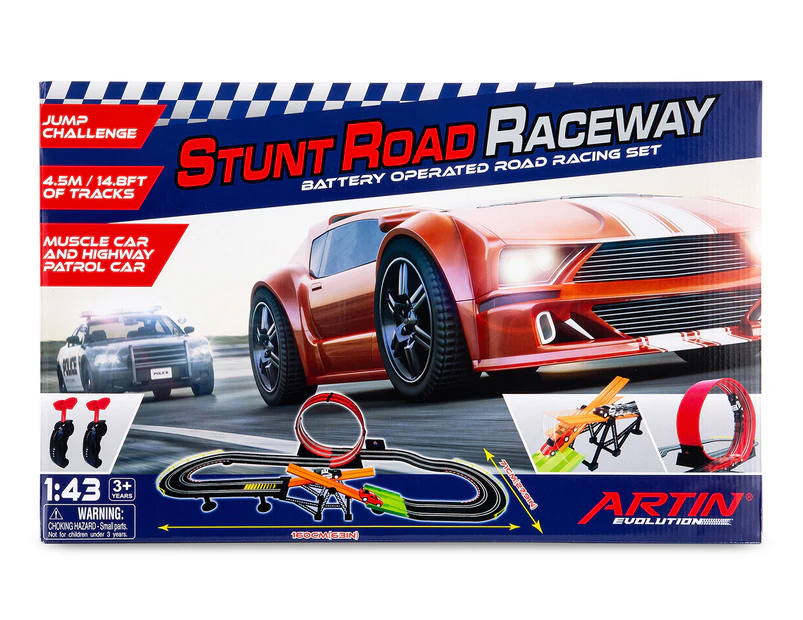 Stunt Road Raceway Racing Set