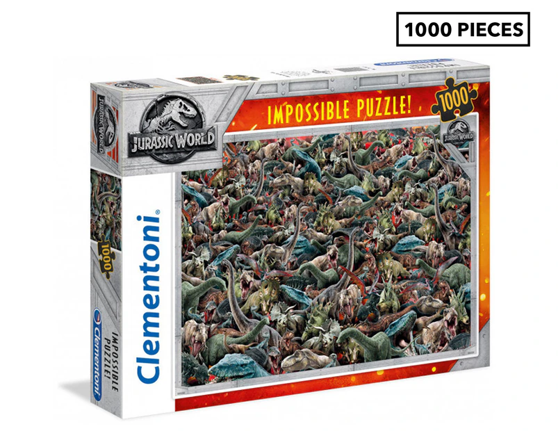Clementoni Jurassic World 1000-Piece Impossible Puzzle