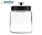 Anchor Hocking 1.9L Montana Storage Jar w/ Lid - Clear/Black