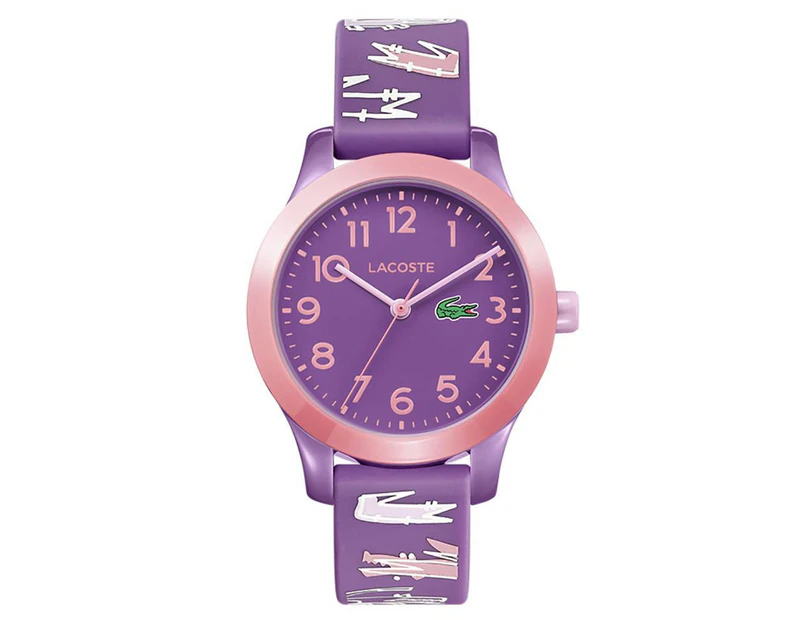 Lacoste Kids' 32mm The 12.12 Watch - Purple/Pink