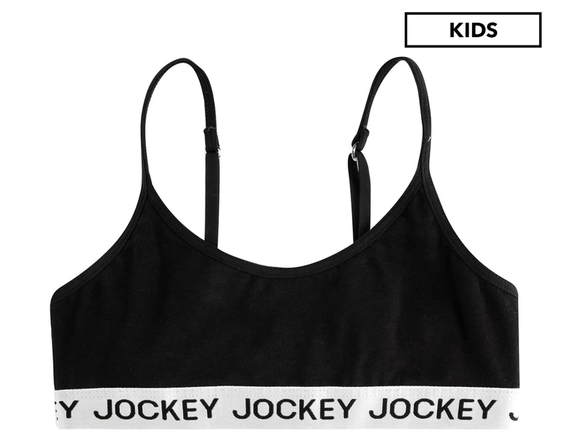 Jockey Girls' Metallics Crop - Black