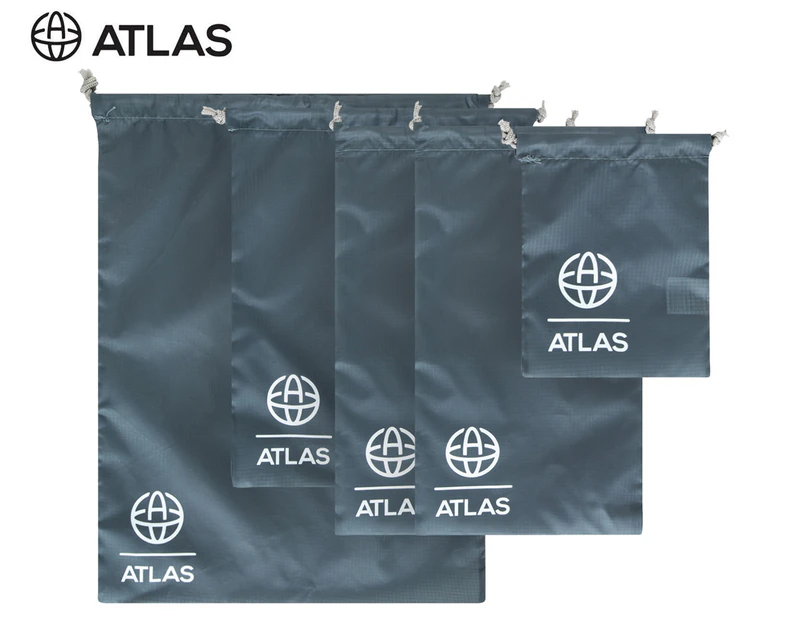 Atlas Travel Organiser Bag Set - Light Grey