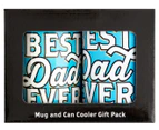 Best Dad Ever Mug & Can Cooler Gift Pack
