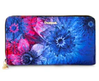 Desigual Mone Fiona Carlin Bifold Wallet - Blue Multicolour