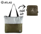 Atlas Foldable Tote Bag - Black