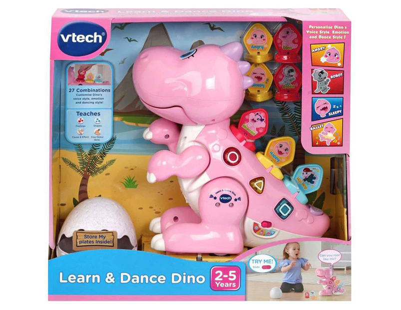 VTech Learn & Dance Dino Pink