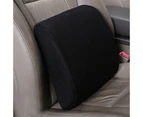 Solid Back Support Cushion Waist Pillow Memory Foam Lumbar Office Chair Car
