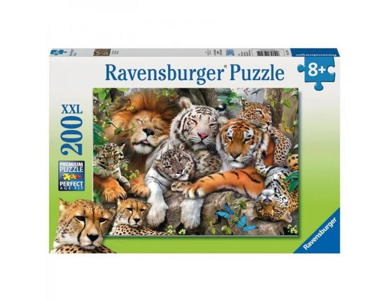 Ravensburger 12721-4 Big Cat Nap Puzzle 200pc*