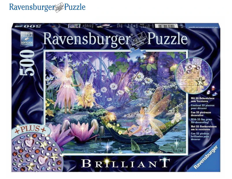 Ravensburger Fairy With Butterflies 500-Piece Jigsaw Puzzle