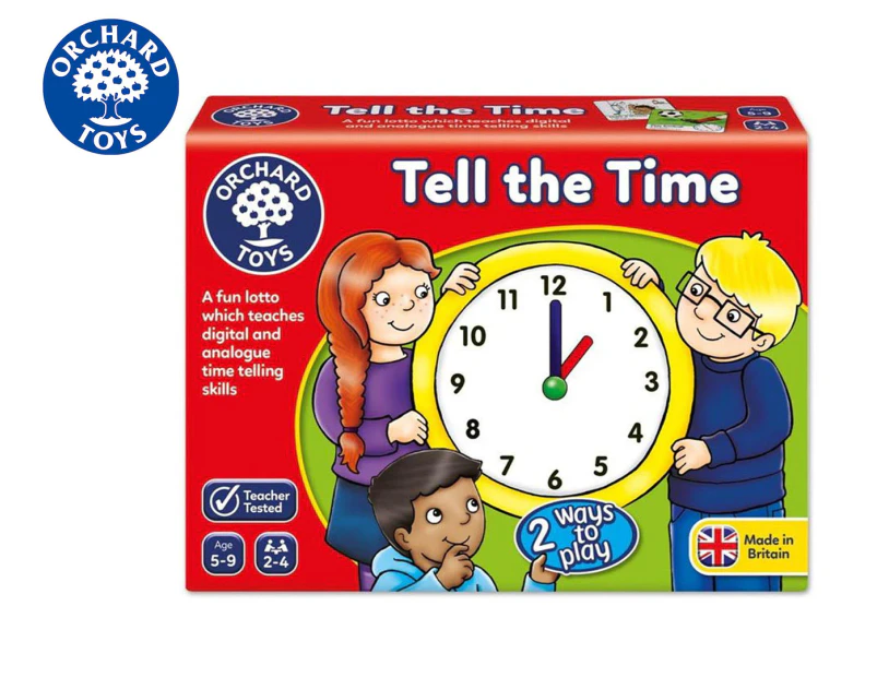 Tell The Time Lotto Board Game