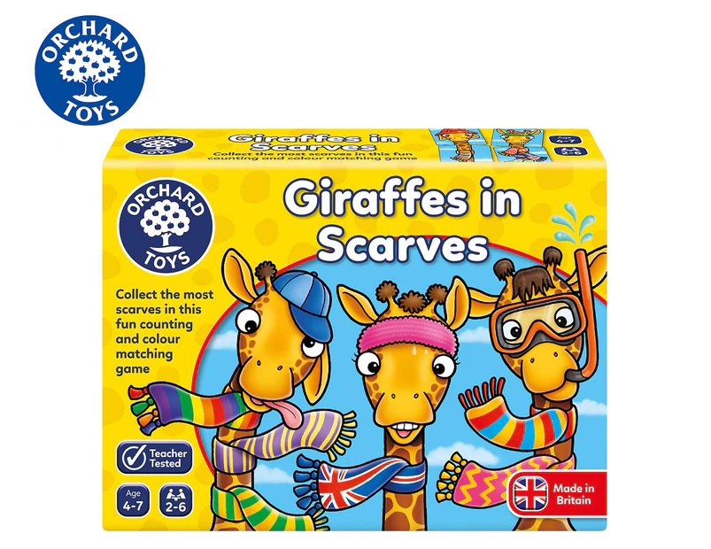 Orchard Toys Giraffes In Scarves Game