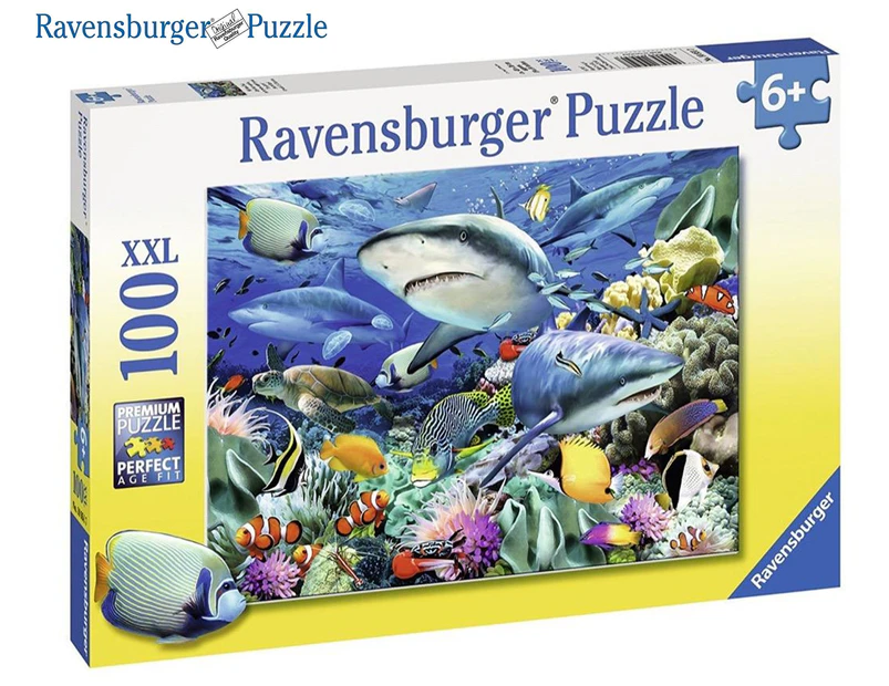 Ravensburger Reef of the Sharks 100-Piece Jigsaw Puzzle
