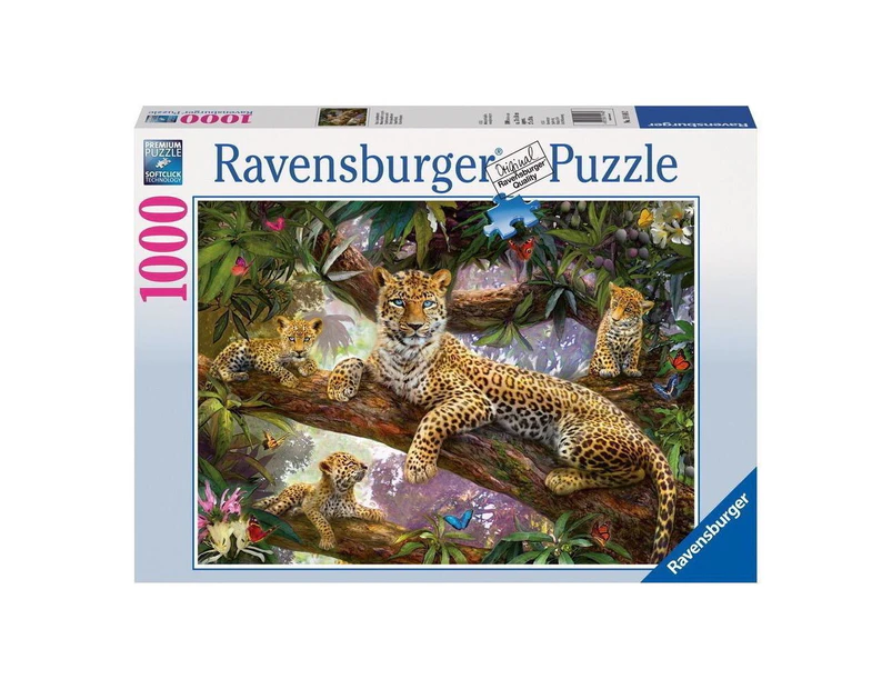 Ravensburger 19148-2 Leopard Family Puzzle 1000pc*