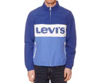 Levi's Men's Zipper Logo Windbreaker - Blue Combo